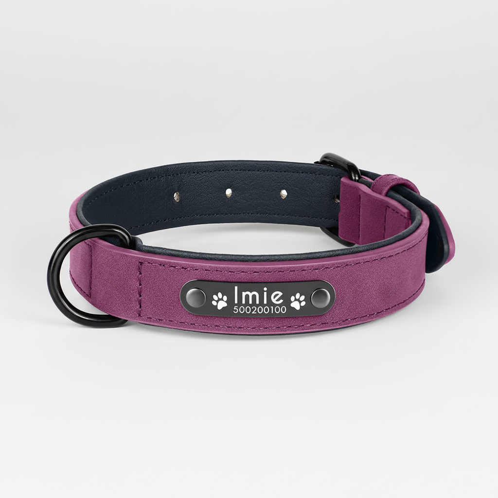 Obroża dla psa z grawerem