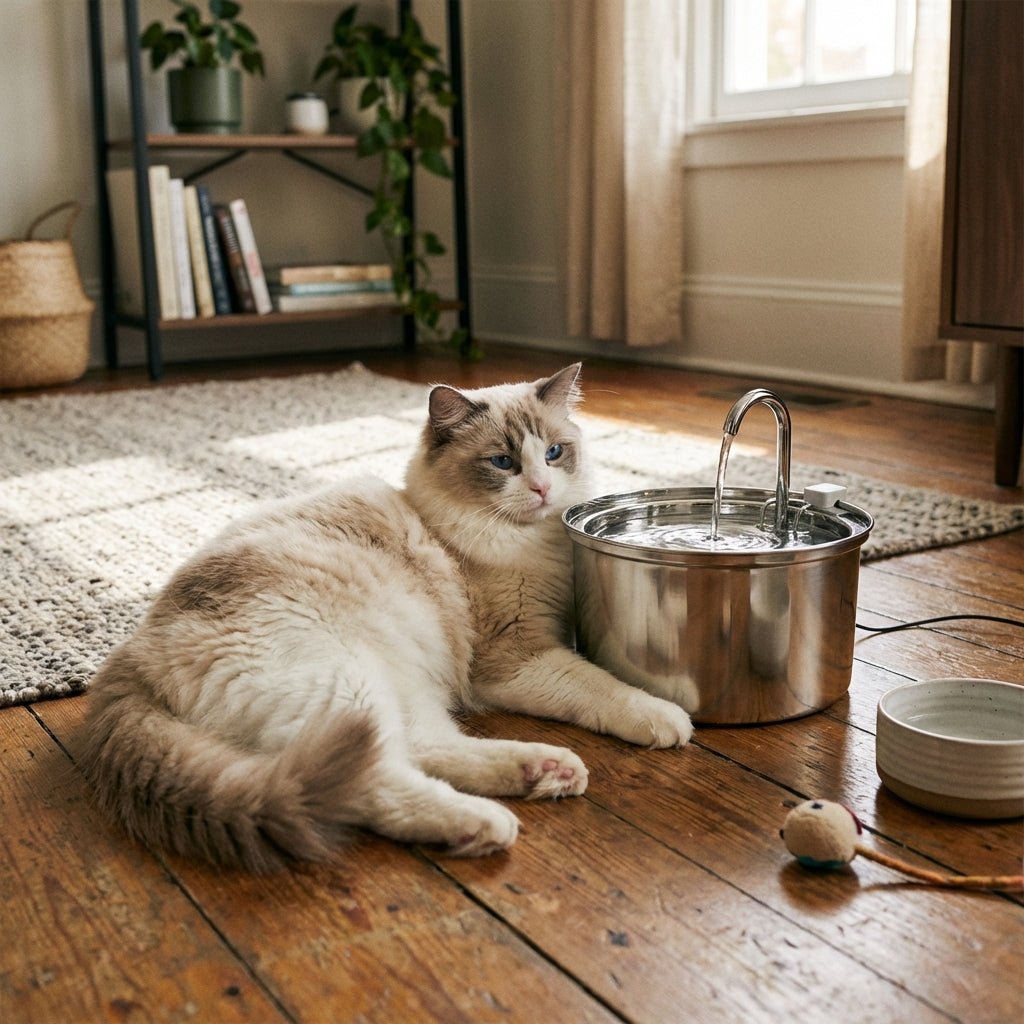 Fontanna dla Kota Woofly